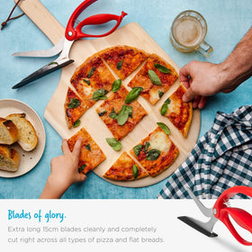 Dreamfarm Scizza cuts pizza and flat breads with ease.