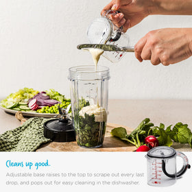 Dreamfarm Upcup uses BPA-free Tritan for durable, safe measuring.