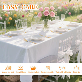 DRESSMAKER heat-resistant fabric guards tables during serving and hot dishes.