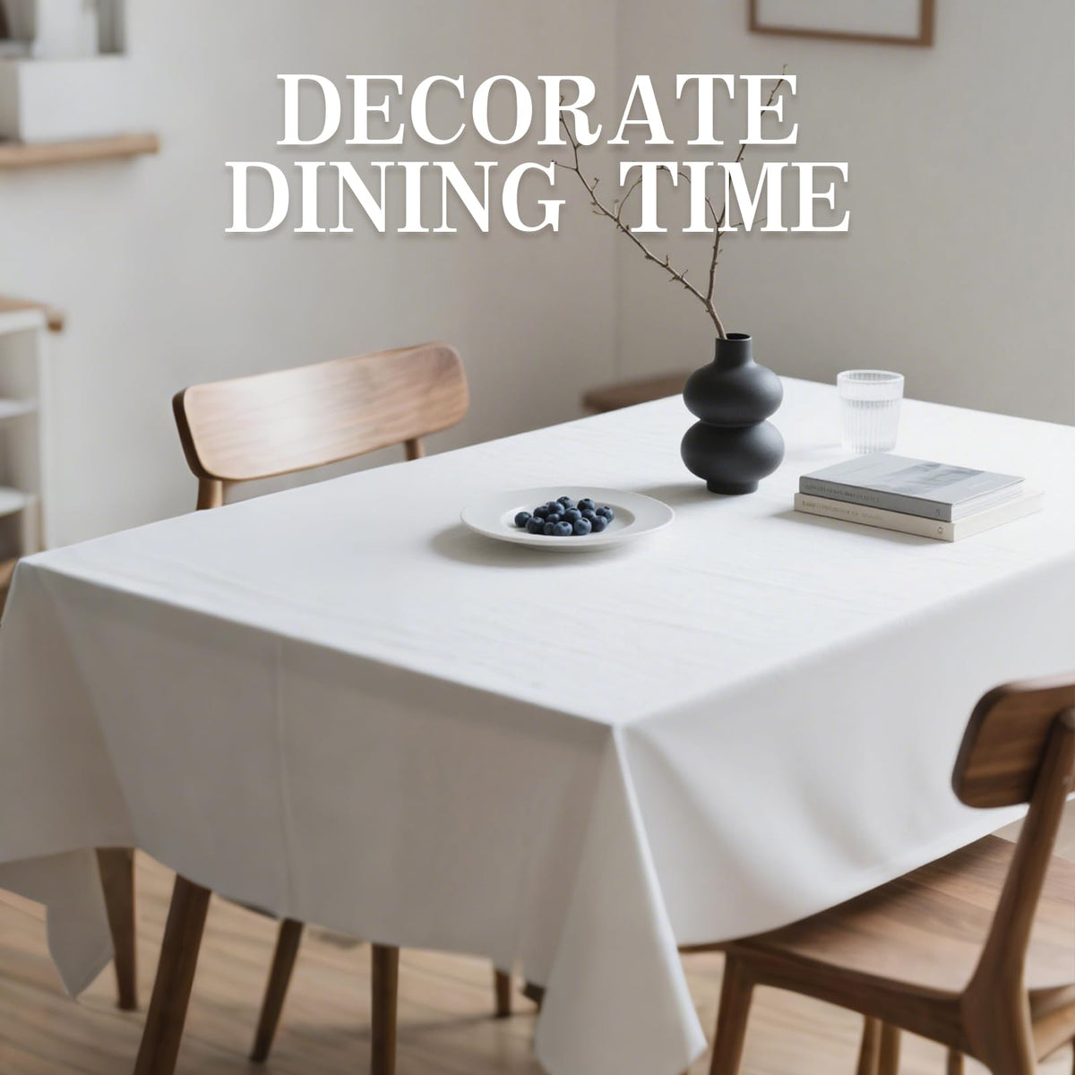 DRESSMAKER tablecloth is machine-washable for easy cleanup after events.