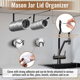 Dreyoo cabinet-ready lid holder slides into shelves easily