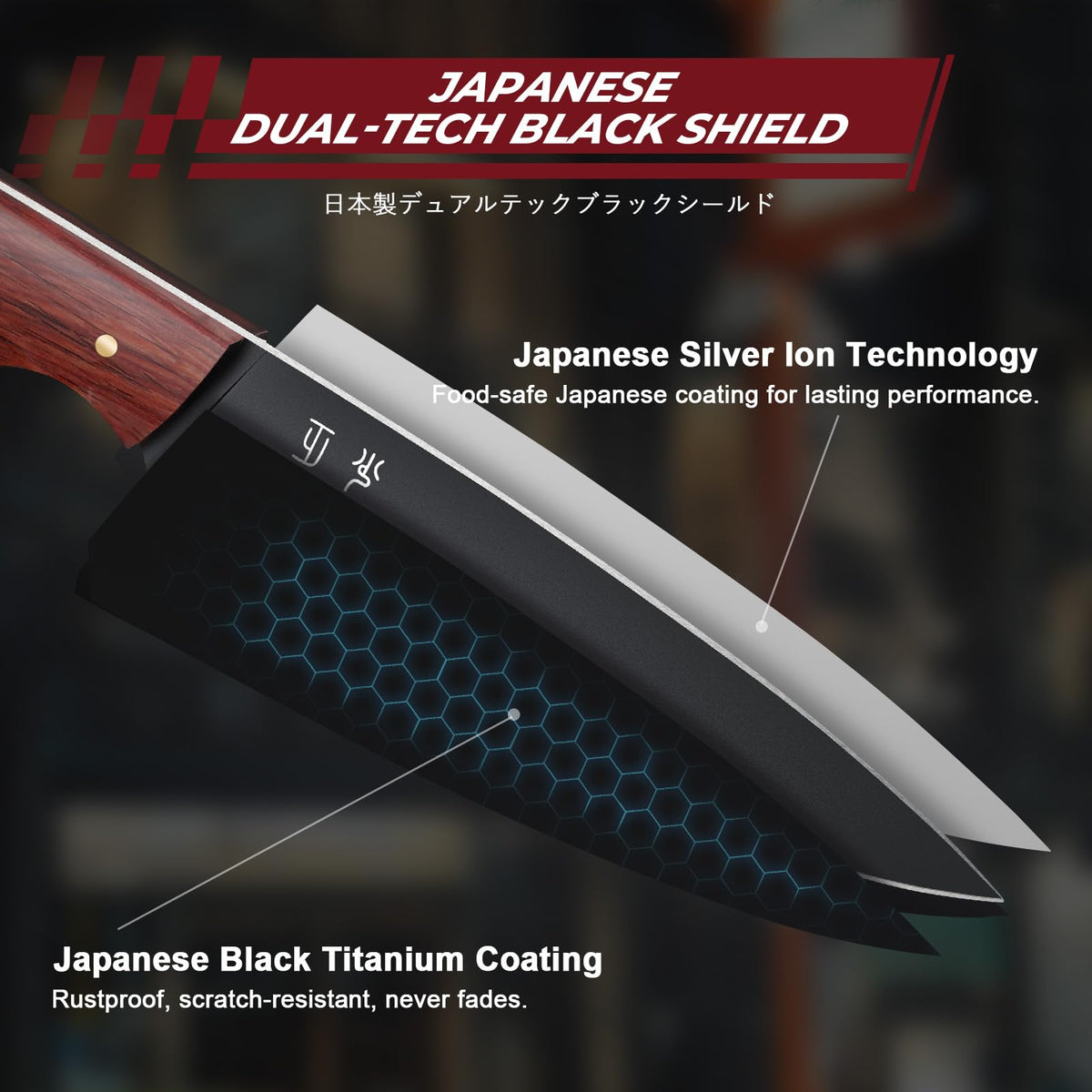 DRGSKL ATS-34 steel blade delivers a sharp edge and durable performance