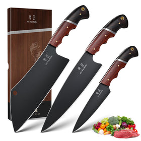 DRGSKL Japanese chef knife set overview for everyday cooking tasks