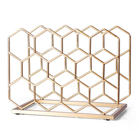 Drincarier 14-bottle rack dimensions and fit for cabinet or shelf