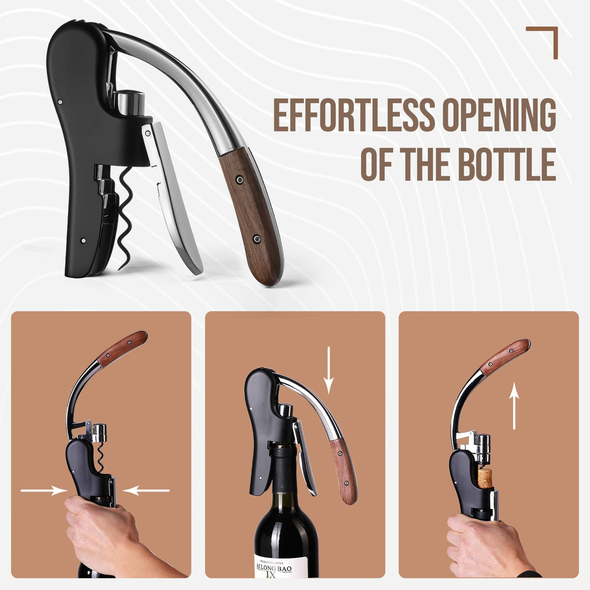 Drincarier ergonomic handle design provides comfortable grip during use.