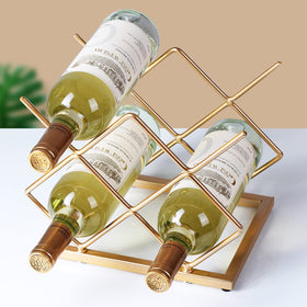 Drincarier gift-ready wine rack enhances kitchen and pantry decor.