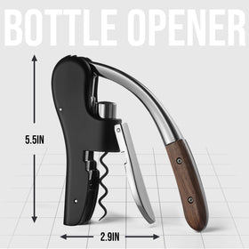 Drincarier lever pump action eases corks with each lift.