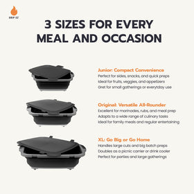Drip EZ collapsible BBQ prep tub with non-slip base for stable prep