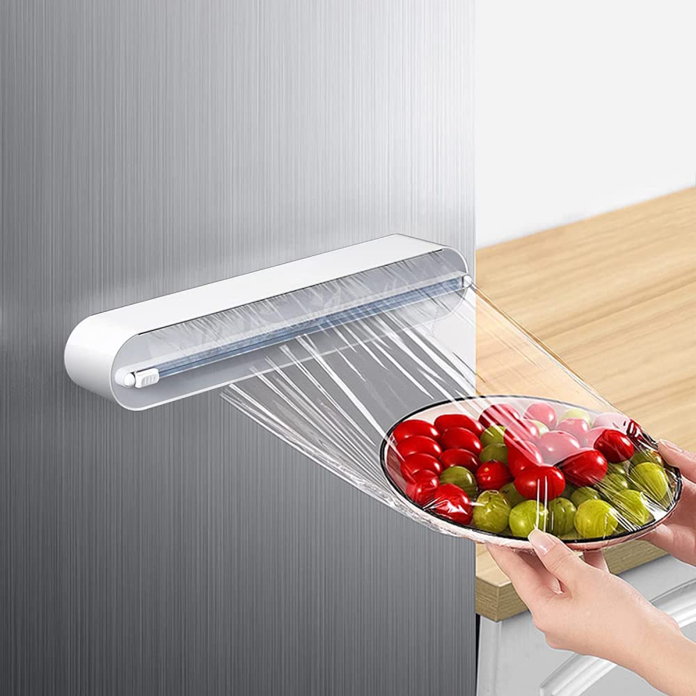DriveLink magnetic wrap dispenser base keeps wrap organized and accessible