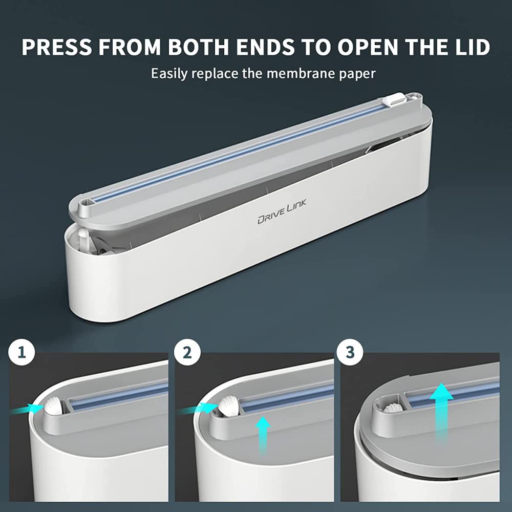 DriveLink one piece curved design prevents tipping and keeps dispenser sturdy