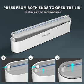 DriveLink one piece curved design prevents tipping and keeps dispenser sturdy