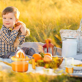 Drizom juicer is dishwasher safe for easy cleanup after use.