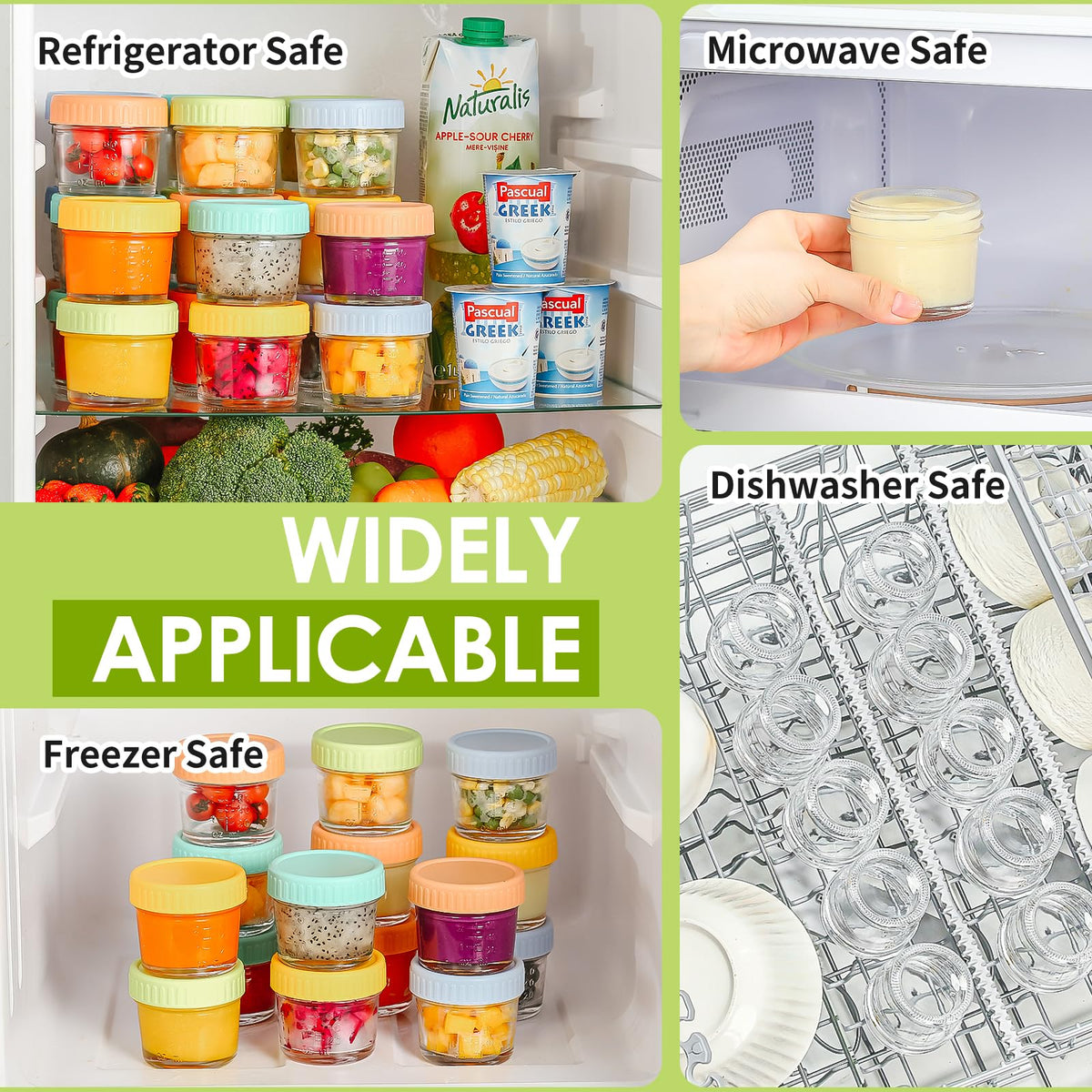 DRKIO dishwasher-safe jars simplify cleanup after meals