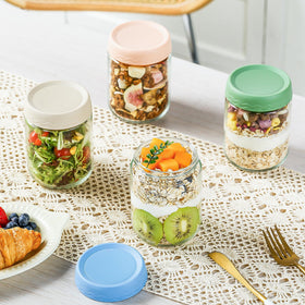 DRKIO dishwasher-safe jars for effortless cleanup.