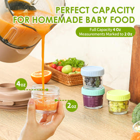 DRKIO measured 4oz capacity helps precise portioning for daily feeds