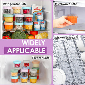 DRKIO microwave-safe jars for reheating baby food safely