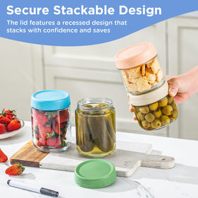 DRKIO stackable design saves space and stays stable.