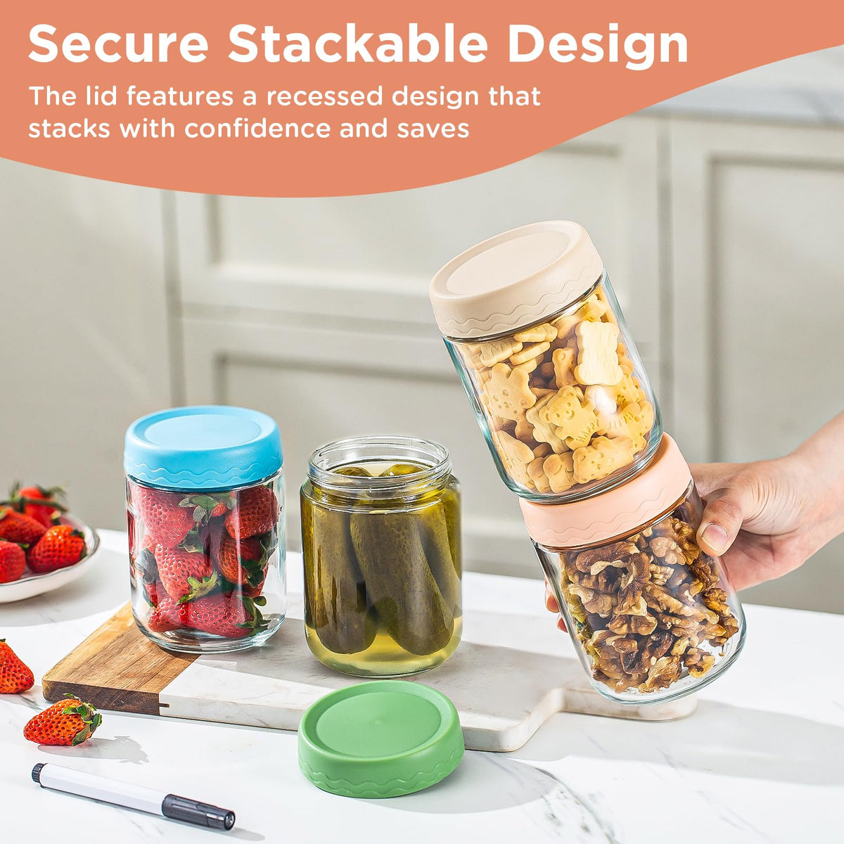 DRKIO textured lid grip for secure opening.