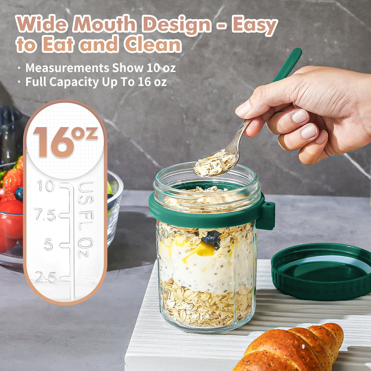 DRKIO wide-mouth design for easy filling and cleaning.