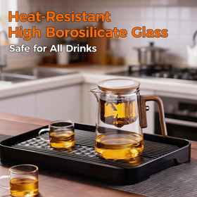 DRNKNSTX Enchanted Tea Pot detachable 3-piece design simplifies cleaning.
