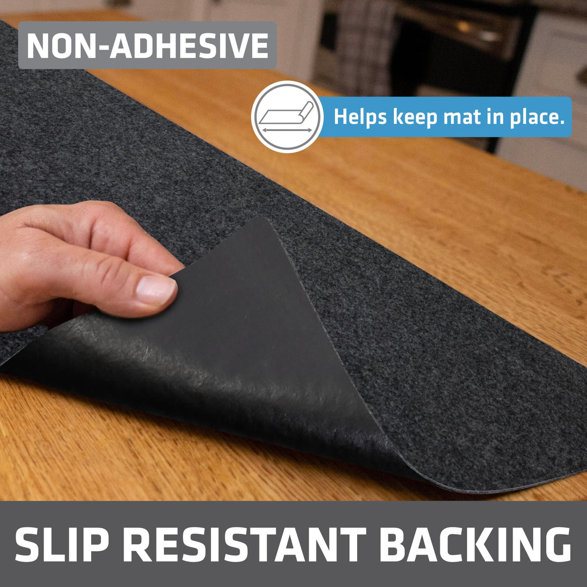 Drymate liner fabric swatch demonstrates absorbent material that wicks moisture effectively.