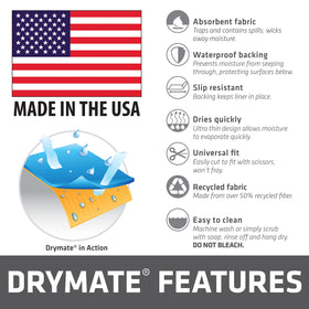 Drymate Premium Shelf Liner uses recycled materials for sustainability
