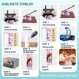 Durable sublimation coating supports bright, long-lasting designs on DS tumbler