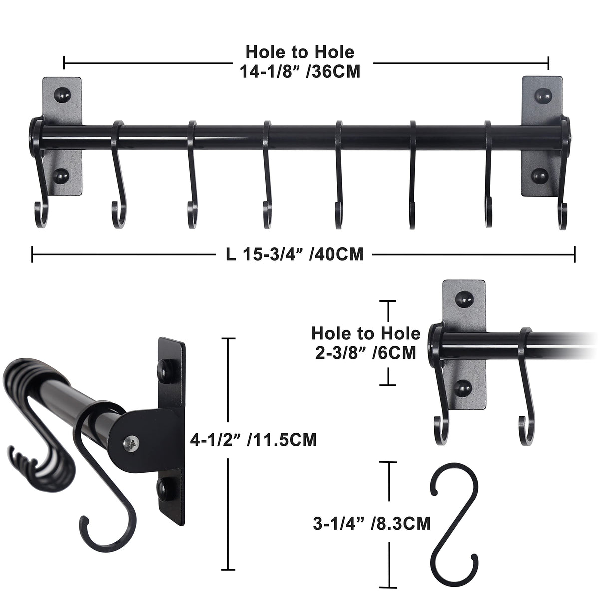 Dseap versatile mounting near sink, stove, or coffee station.
