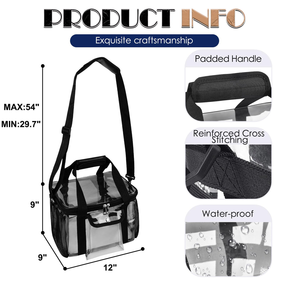 DST Gainbow front pocket keeps keys and cards organized.