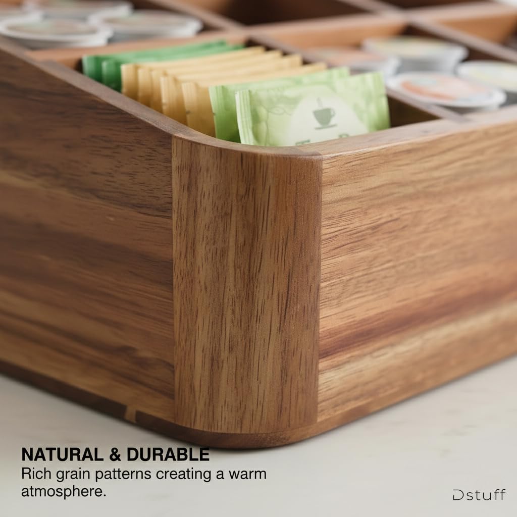 Dstuff office coffee station organizer supports a productive workspace