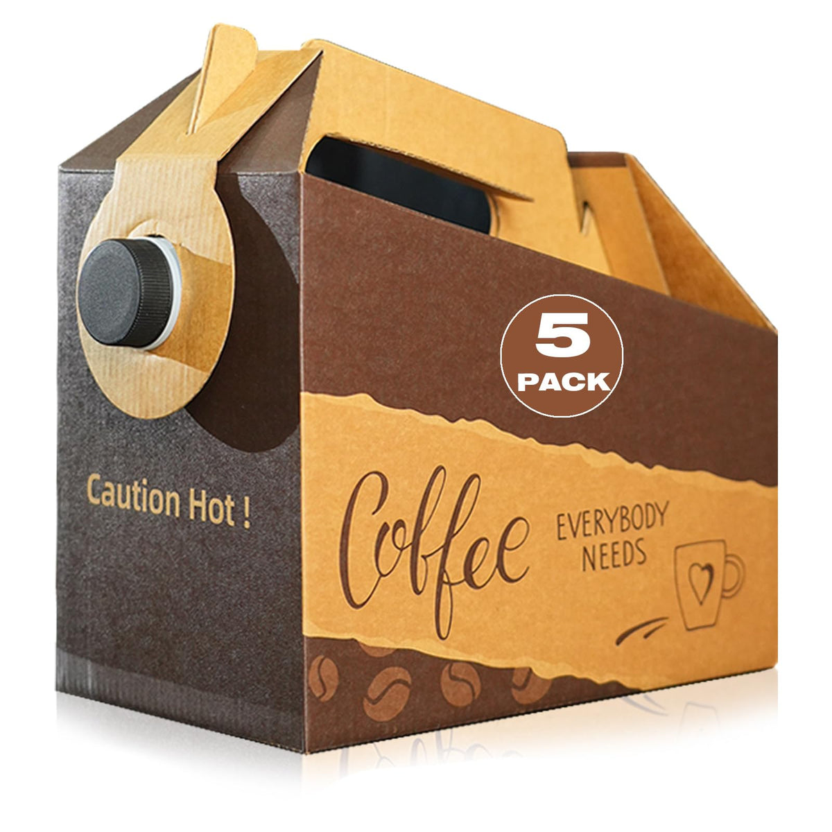 DTFMZOV 5-pack 128 oz coffee box dispenser pour spout for events.