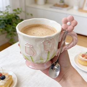 DTIUYIOP 410ml mug suited for daily beverages and generous servings