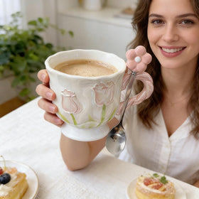 DTIUYIOP microwave-safe mug supports quick reheats and easy cleanup