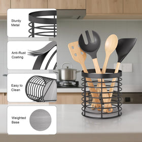 DTONIMA counter organizer shown with spatulas and spoons for easy access.