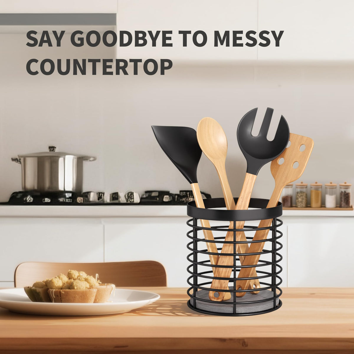 DTONIMA matte-black finish complements modern kitchens and everyday cooking.