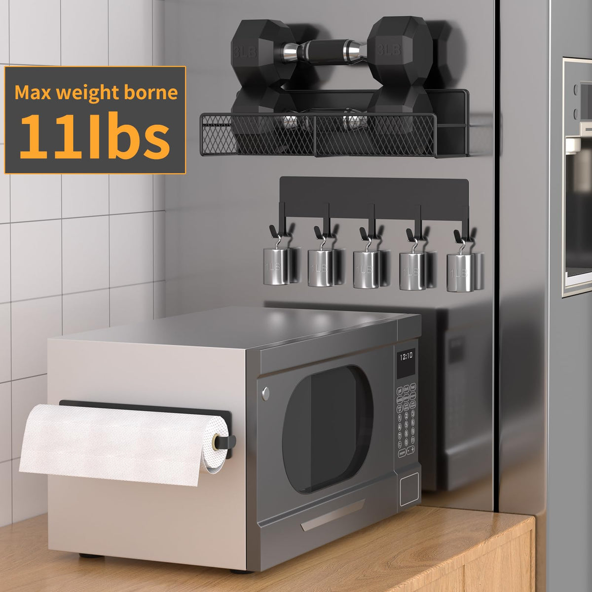 DTUQYX paper towel holder mounted, keeping towels handy