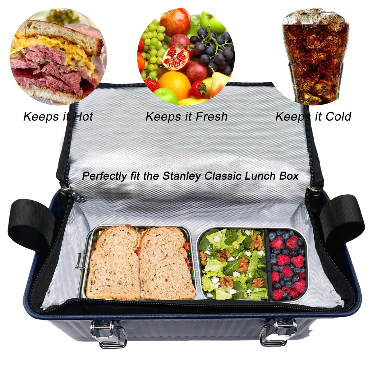 dtylean reduces impact and minimizes rattling between lunch box and gear