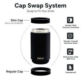 DUALIE fits slim cans for tall beverages