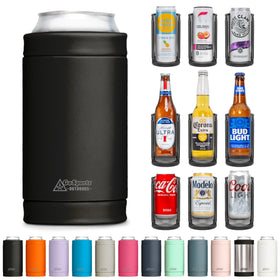 DUALIE 3in1 insulated cooler front view, keeps beverages cold