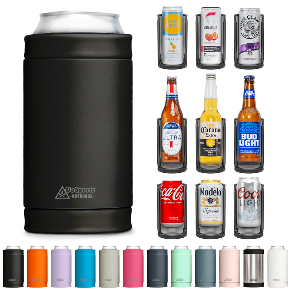 DUALIE 3in1 insulated cooler front view, keeps beverages cold
