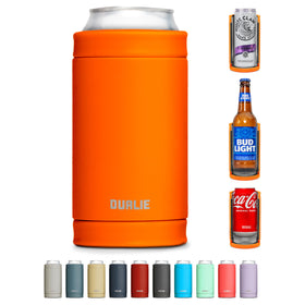 DUALIE 3-in-1 insulated cooler for cans and bottles keeps drinks cold.