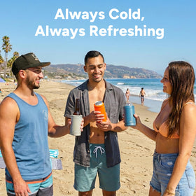 DUALIE cap swap system enables quick size adjustments for different beverages.