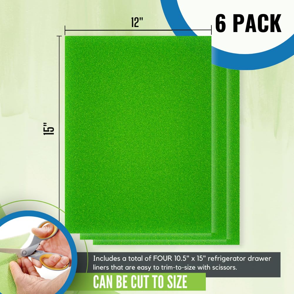 Fridge drawer with Dualplex liner improving air circulation for veggies