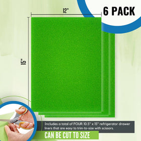 Fridge drawer with Dualplex liner improving air circulation for veggies