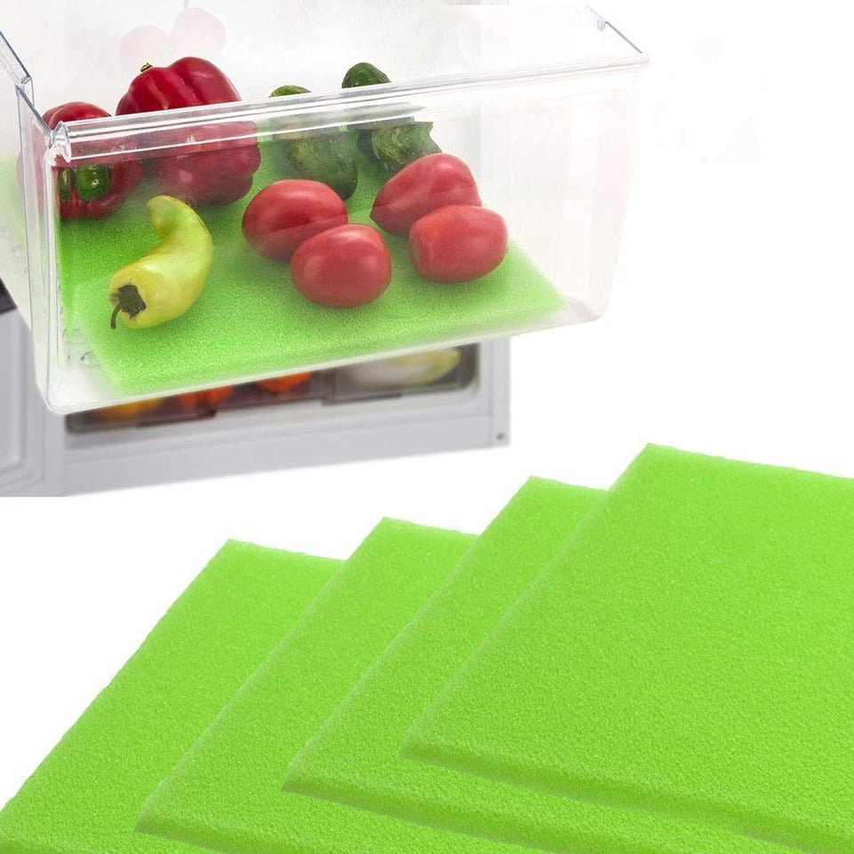Dualplex Life Extender liner in a fridge drawer keeps produce fresh