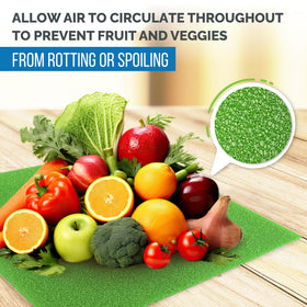 Four liners laid out for trimming to fit your fridge