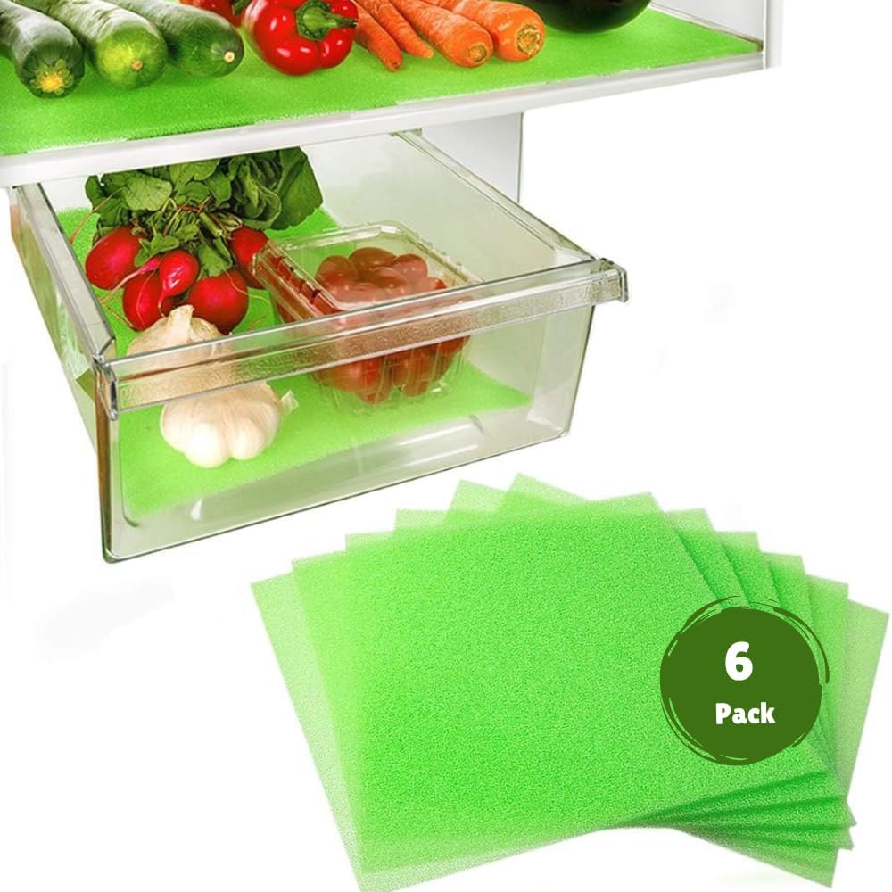 Dualplex Life Extender drawer liner in a fridge to keep produce fresh