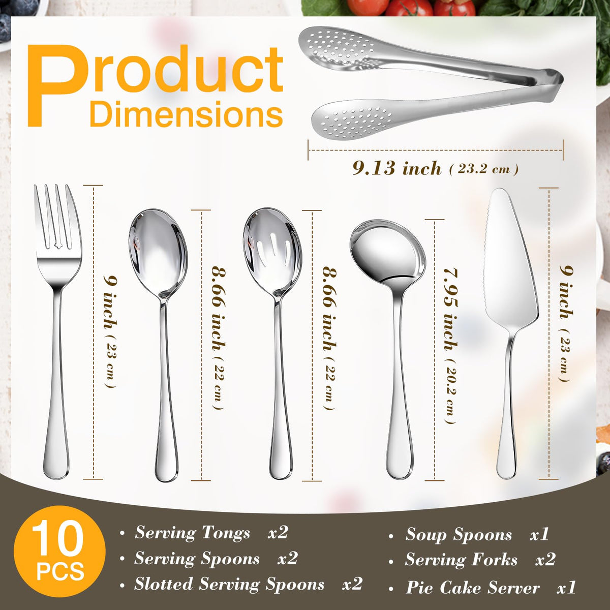 Dualshine soup ladle balances generous portions with smooth pouring.