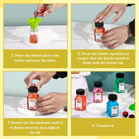 Dualshine cleaning brush and funnel – quick, effortless cleaning after use.