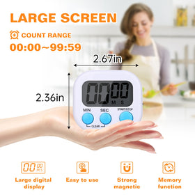 Dualshine compact timer design fits desks and countertops.